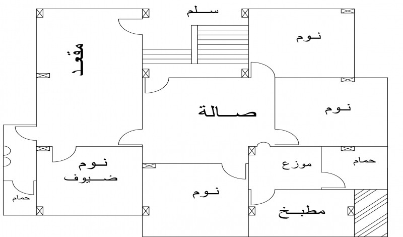 تصميم منزل 140 متر مربع , تصاميم متنوعة لمنزل 140 متر