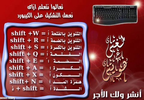 الحركات في الكيبورد - اسهل الحركات فى لوحة المفاتيح 12704 3