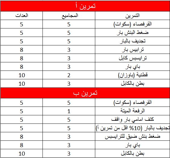 احلى برنامج رياضي - برنامج كمال اجسام 1020 4