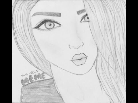 رسومات بنات سهله - صور رسومات بنات جميله وكيوته 291 3