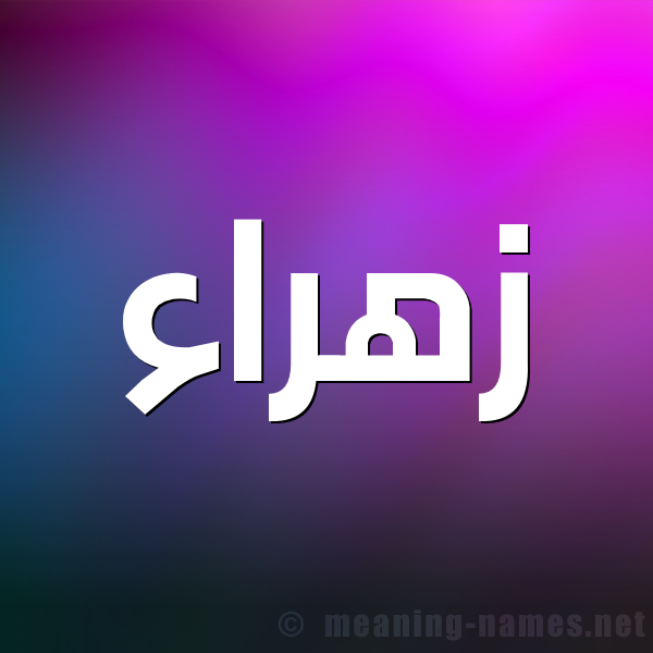 اسم زهراء - اجمل اسم بنت 4867 2