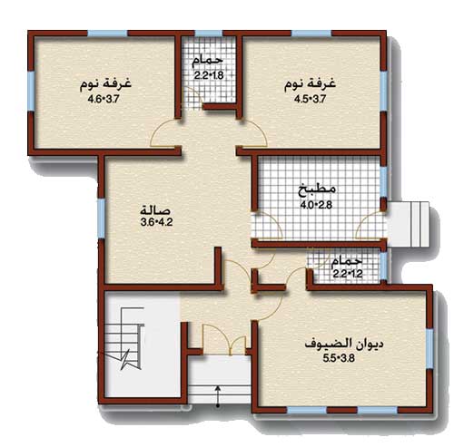 تصميم منزل 140 متر مربع , تصاميم متنوعة لمنزل 140 متر المميز
